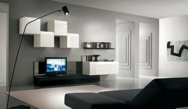 Deco Salon : Style (Moderne, zen, design...) et couleur (gris, taupe, noir et