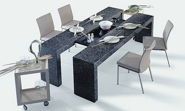 Table granit  Tables de salle à manger  Comparer les prix sur choozen