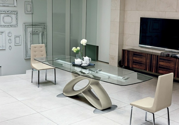 table de salon extensible design