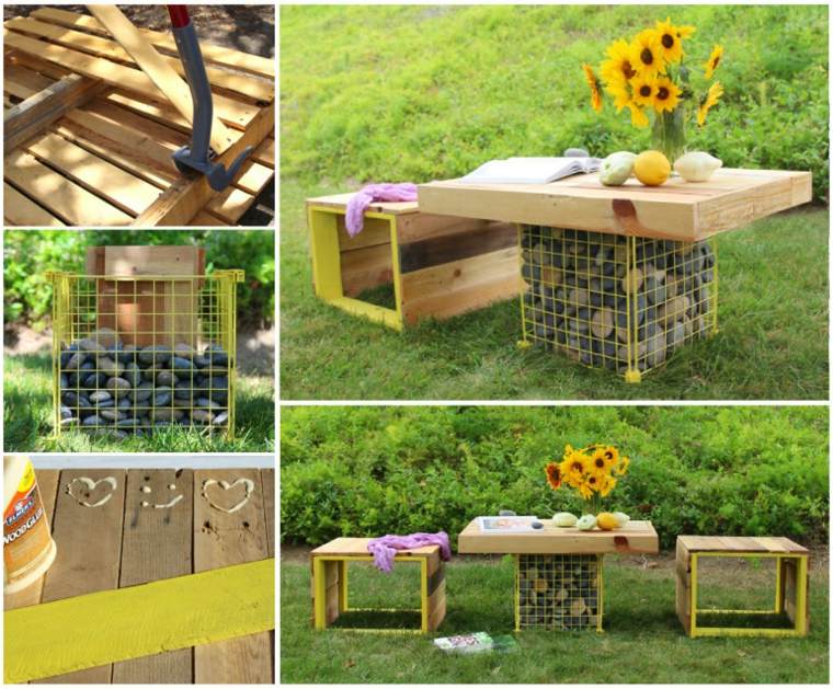 DIY Pallet Patio Furniture | Penmie bee