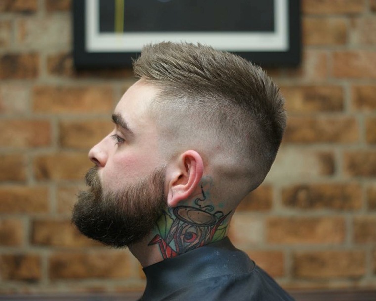 coiffure homme barbe