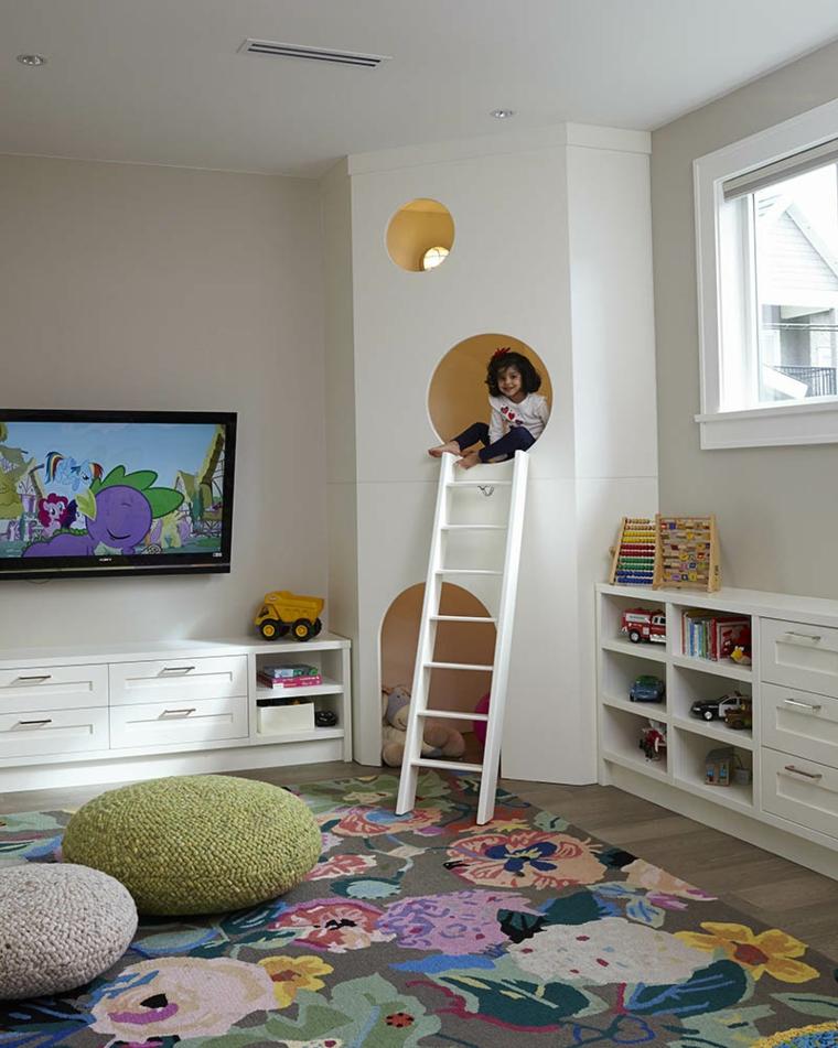 Déco chambre enfant : des cachettes et des aires de jeux