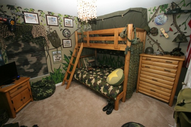 Une déco Armée camouflage pour la chambre de votre garçon Chambre bebe