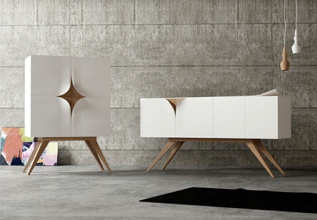 meuble rangement design salon