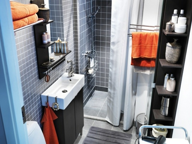 salle de bain deco ikea petit salle de bain aménagement mobilier petit meuble salle de bain