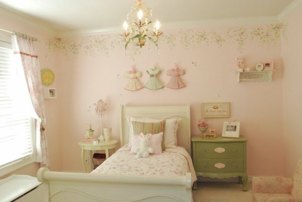 decoration chambre fille rose