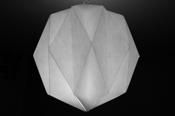 design bricolage abat-jour papier origami pas cher facile à réaliser