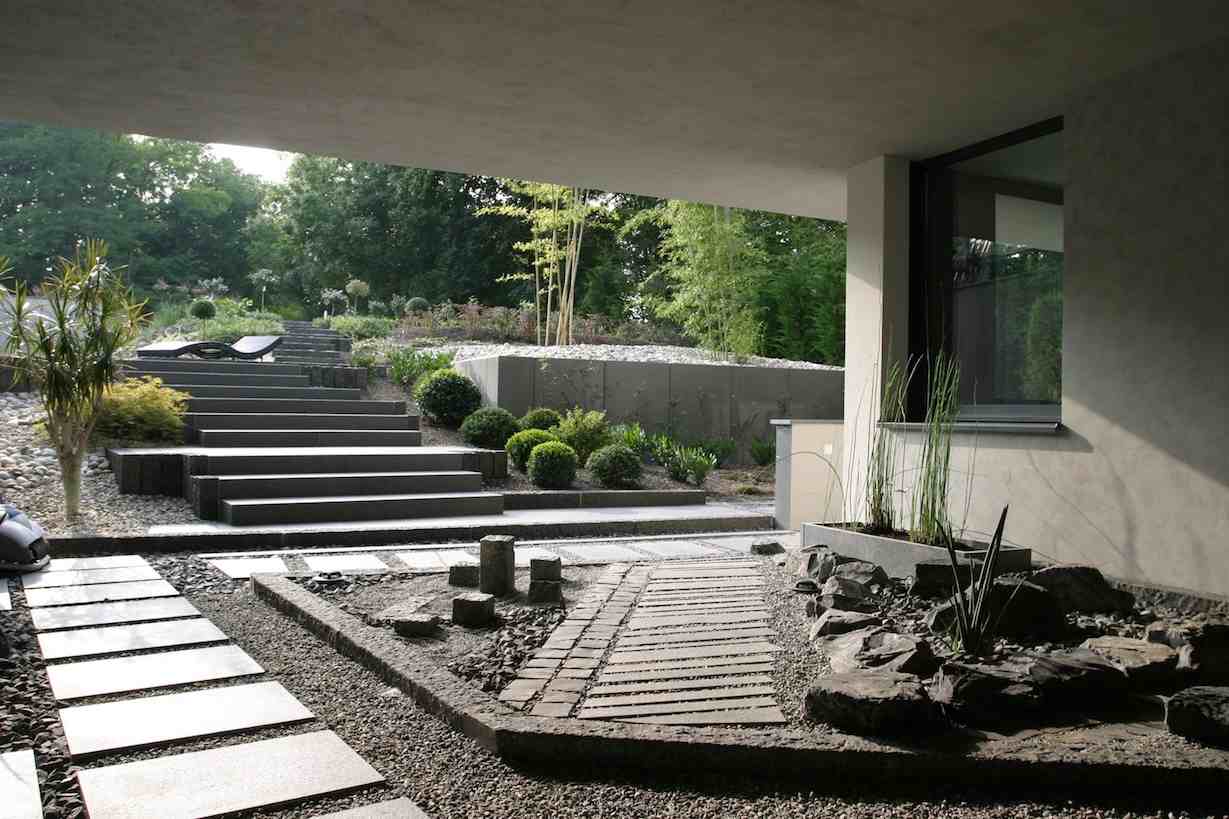 Jardin contemporain : 35 idées d'aménagement sympathiques