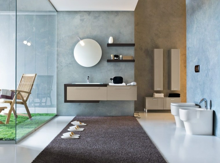 ameublement de salle de bains moderne par Cerasa