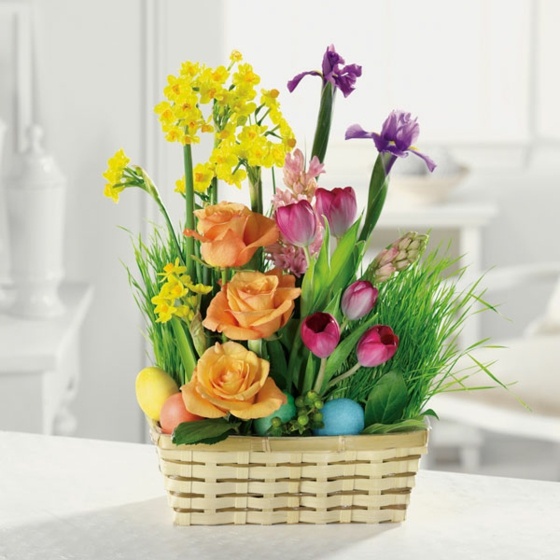 arrangement floral Paques