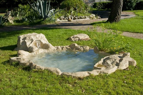 bassin eau rochers