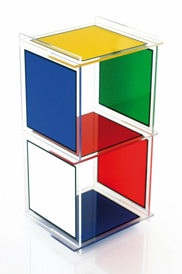plexiglas cube design moderne mobilier salon design castelbajac