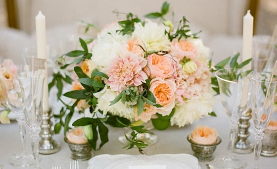 deco florale table elegante