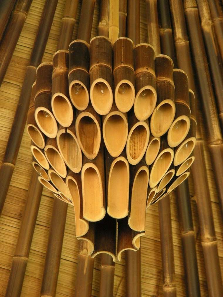 bambou déco lampe design