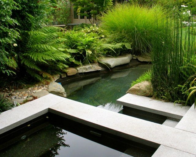 idée amenagement terrasse aquatique minimaliste design