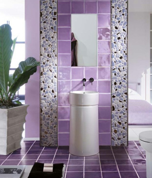 idee carrelage design salle bain