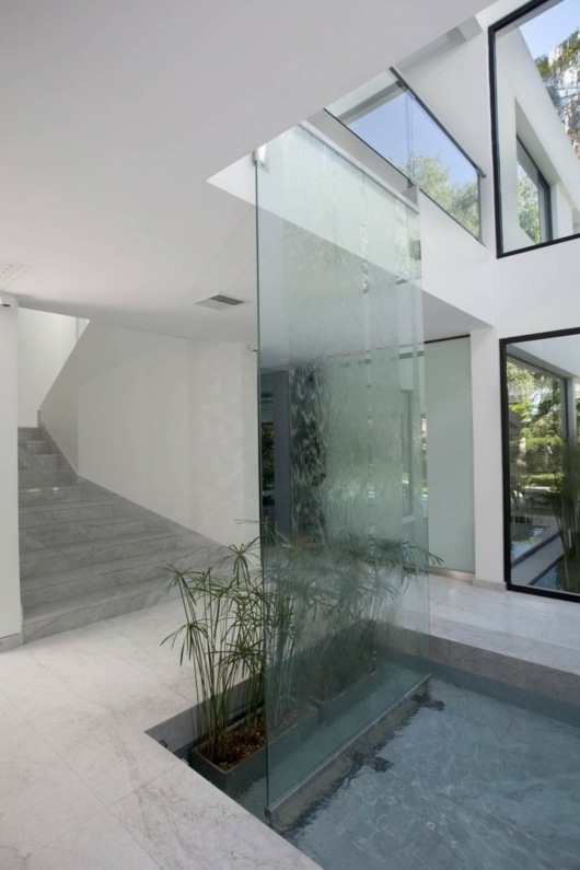 design interieur moderne mur eau