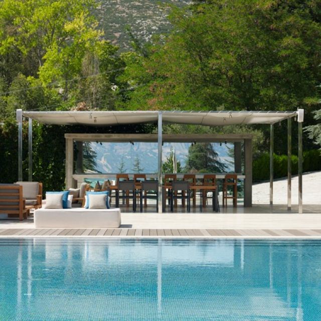 patio moderne piscine