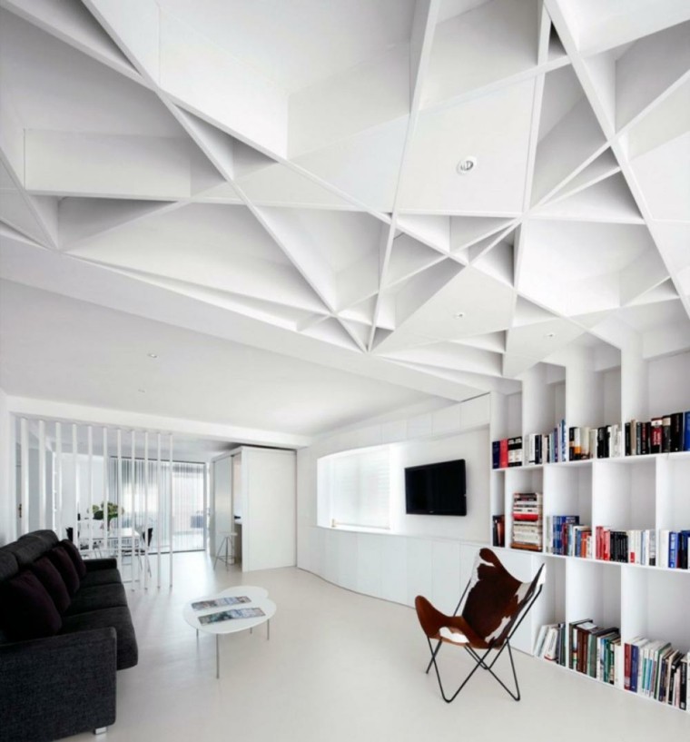 plafonds design interessant blanc