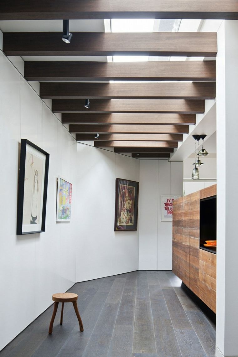 plafonds design poutres bois