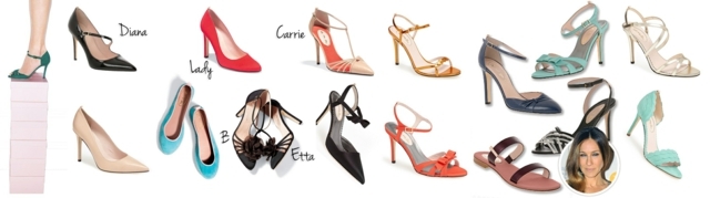 vue collection chausseures styles differents