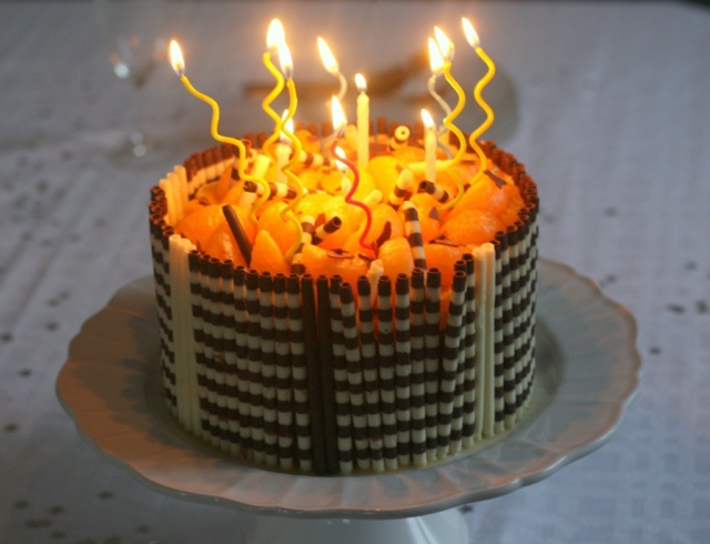 gâteau enfant anniversaire chocolat clémentines 