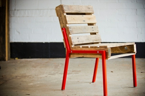 chaise deco palette bois