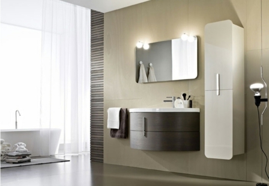 design minimaliste style moderne salle de bain mobilier pas cher 
