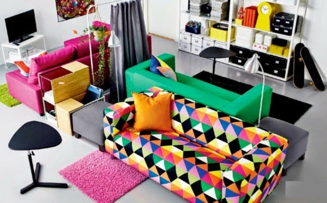 mobilier scandinave salon Ikea