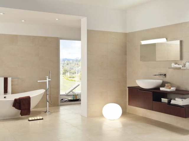 salle de bain design moderne idée aménagement original 