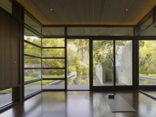 salle minimaliste design meditation