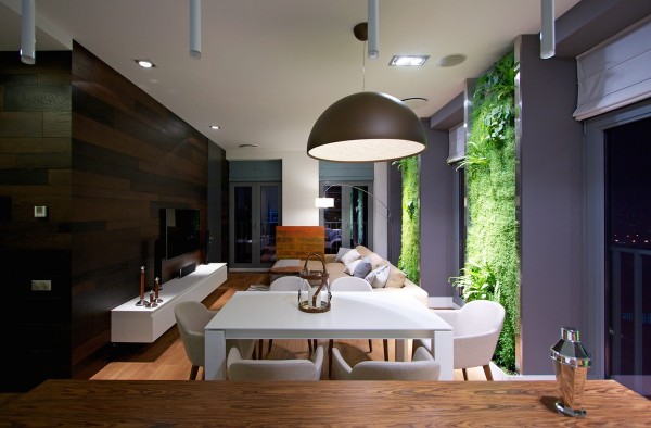 appartement moderne chic touche verdure