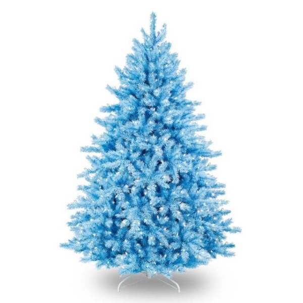arbre-Noël-idée-originale-couleur-bleue