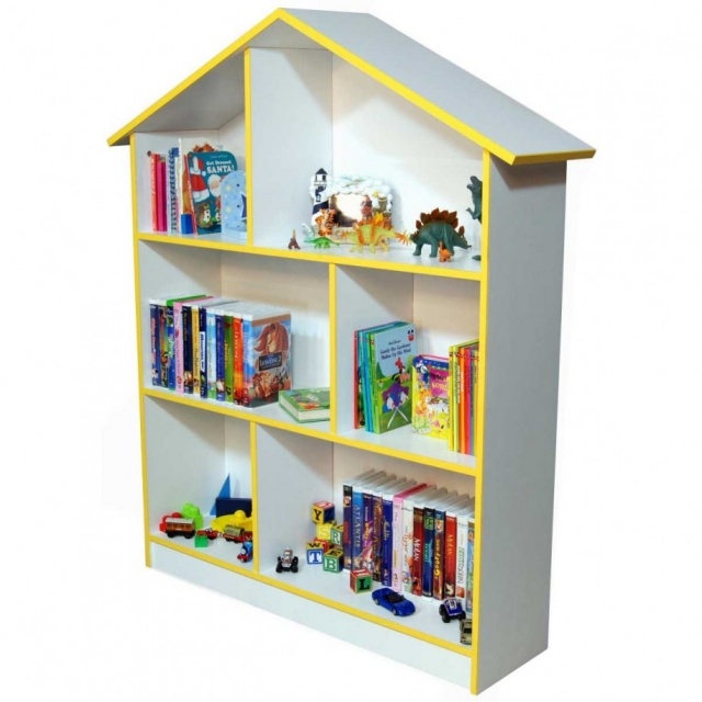 bibliothèque-enfant-idée-originale-forme-maison
