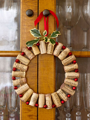 bouchon-liège-décoration-Noël-DIY-idées-sympas-couronne-porte