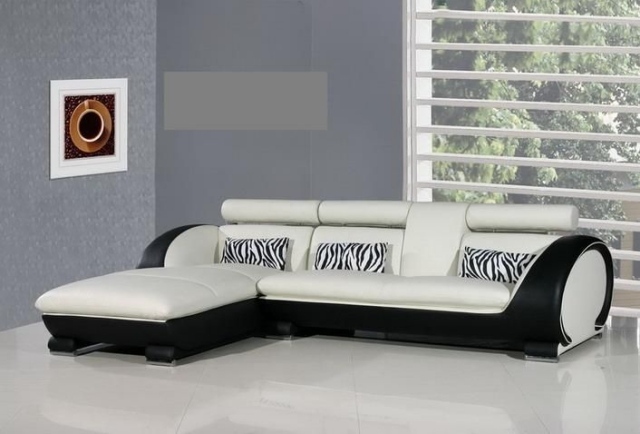 canapé-blanc-noir-salon-confort-complet-idée-originale
