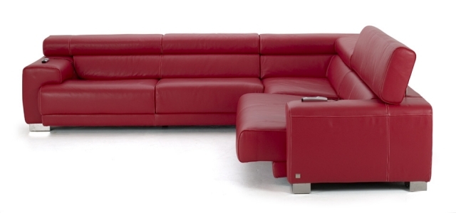 canapé-d`angle-salon-confort-complet-idée-originale-cuir-rouge