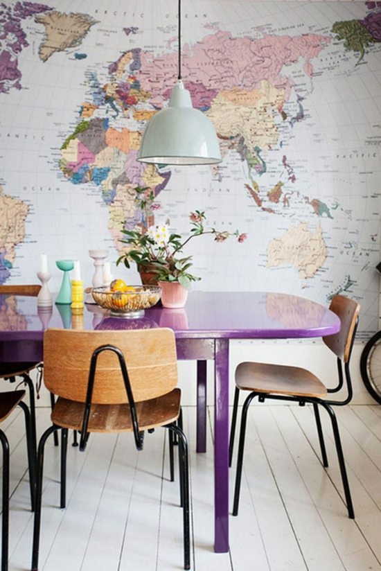 cate-du-monde-en-papier-peint-pour-cuisine-mur-salle-a-manger-table