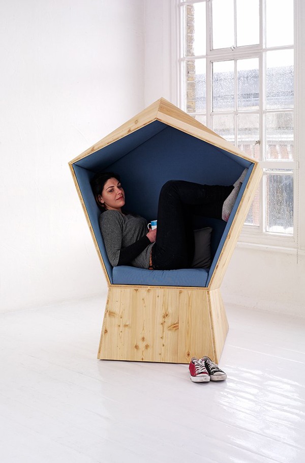 chaise design Quiet offre confort considerable