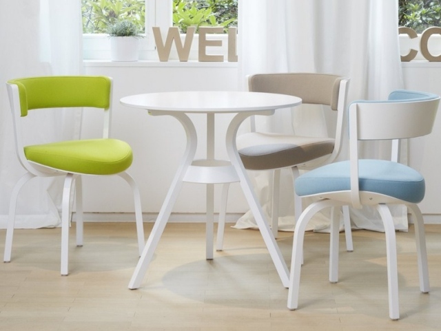 chaises-design-405-THONET-blanches-coussins-sièges-couleurs chaises design