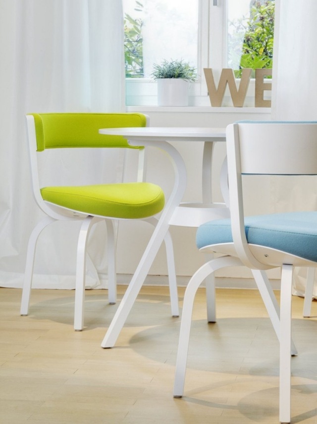 chaises-design-405-THONET-bois-blanc-couleurs