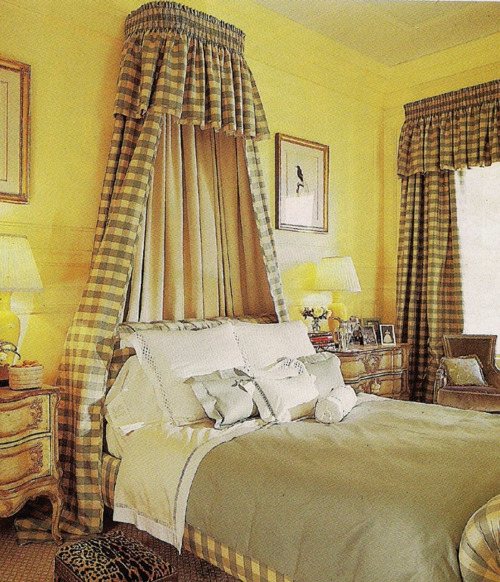 chambre coucher jaune couleur predominante