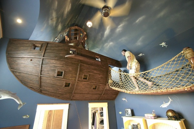 chambre pour enfant theme pirates
