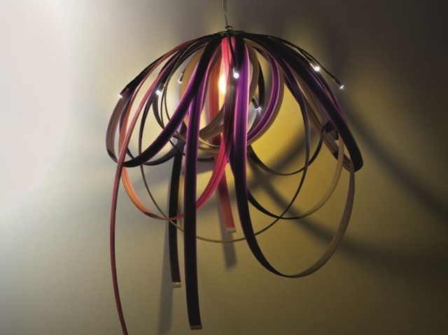 Lampe design FAN par Italamp cristaux Swarovski modèle