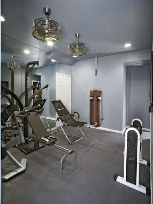couleur gris salle gym