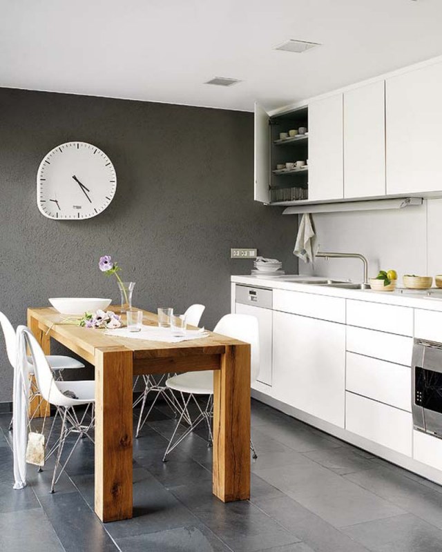 cuisine-design-minimaliste-table-rustique