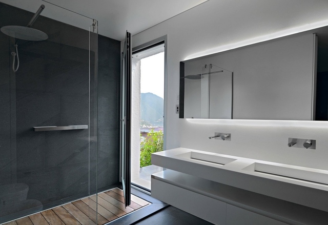douche à l'italienne salle-bain-minimaliste