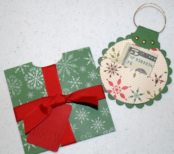 décoration-de-Noël-idée-originale-billet-banque-dollar-carte-postale