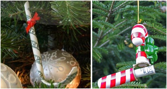 décoration-de-Noël-idée-originale-boules-décorative-bâton