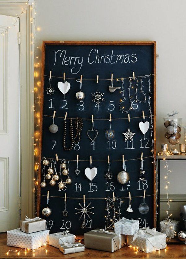 décoration-de-Noël-idée-originale-calendrier-de-l`Avent-DIY